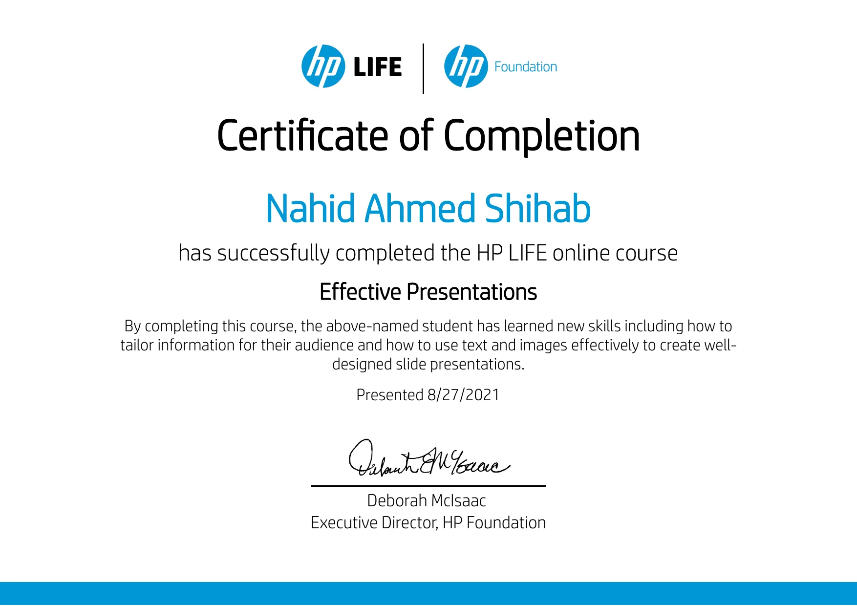 HP LIFE - Effective Presentations preview